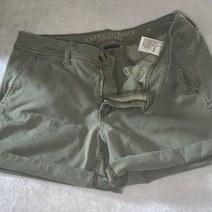 American eagle stretch midi shorts size 12